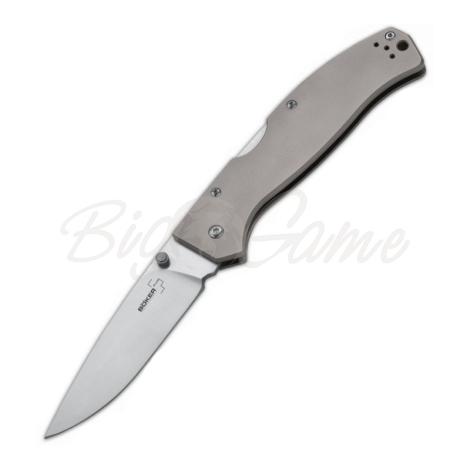 Нож складной BOKER Plus Titan Drop складной 21,2см., клинок 9,3см. Сталь 440C. Рукоять -Titan Вес 120 гр. фото 1