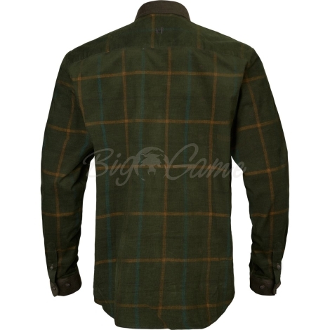 Рубашка HARKILA Kaldfjord Corduroy Check Shirt цвет Willow green check фото 2