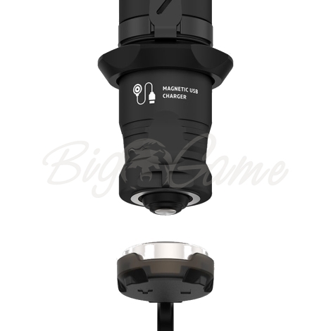 Фонарь тактический ARMYTEK Dobermann Pro Magnet USB Теплый цвет Матовый черный фото 2