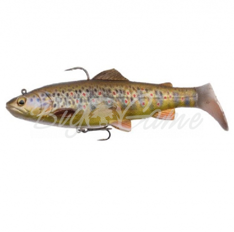 Приманка SAVAGE GEAR 4D Trout Rattle Shad MS Кумжа 20,5 см цв. MS 03-Dark Brown Trout фото 1