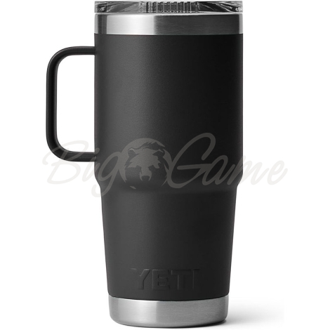 Термокружка YETI Rambler Travel Mug 591 цвет Black фото 3