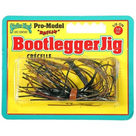 Бактейл STRIKE KING Bootlegger Jig 7 г (1/4 oz) цв. black фото 1