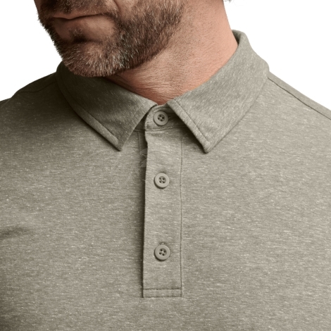 Футболка SITKA Essential SS Polo цвет Oak Heather фото 2