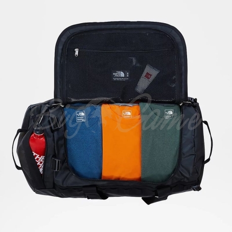 Сумка дорожная THE NORTH FACE Base Camp Duffel M 71 л цвет Burnt Olive Green / Black фото 2