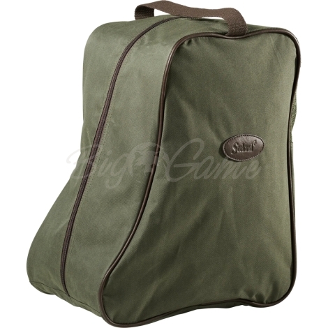 Сумка для обуви SEELAND Boot bag, design line цвет Green / Brown фото 1