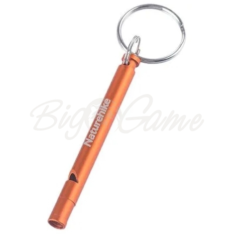 Брелок-свисток NATUREHIKE Emergency Whistle Long цв. Orange фото 1