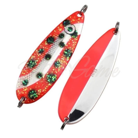 Блесна колеблющаяся DAIWA Akiaji Crusader W 35 Salmon Special 35 г цв. Dot Sp фото 1