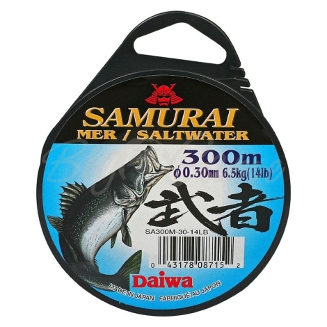 Леска DAIWA Samurai Saltwater 300 м 0,30 мм фото 1