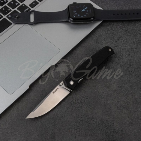 Нож складной RUIKE Knife P661-B цв. Черный фото 5