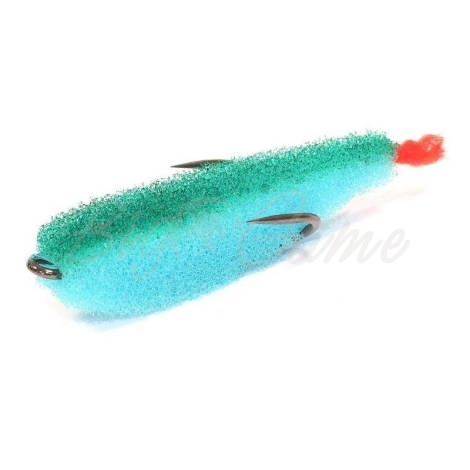 Поролоновая рыбка LEX Zander Fish 7 BLGB (синее тело / зеленая спина / красный хвост) фото 1