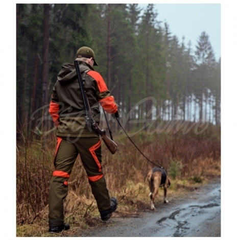 Брюки HARKILA Pro Hunter Dog Keeper GTX Trousers цвет Willow green / Orange фото 2