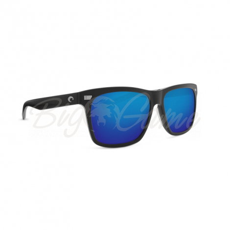 Очки поляризационные COSTA DEL MAR Aransas 580G р. L цв. Matte Black цв. ст. Blue Mirror фото 1