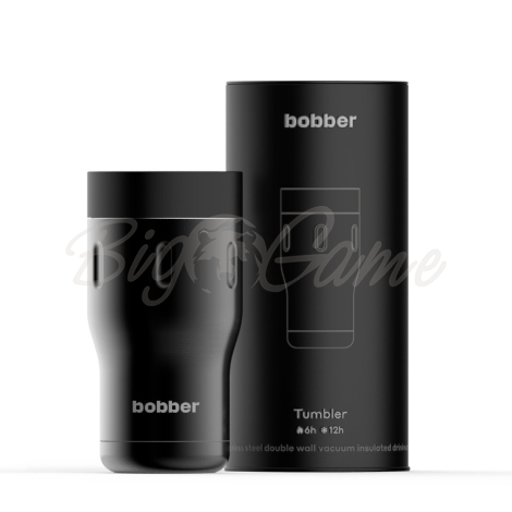 Термокружка BOBBER Tumbler 0,35 л цвет Black Coffee (чёрный) фото 1