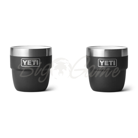Термочашка YETI Rambler Espresso Stackable Cup (2 шт.) 120 цвет Black фото 1