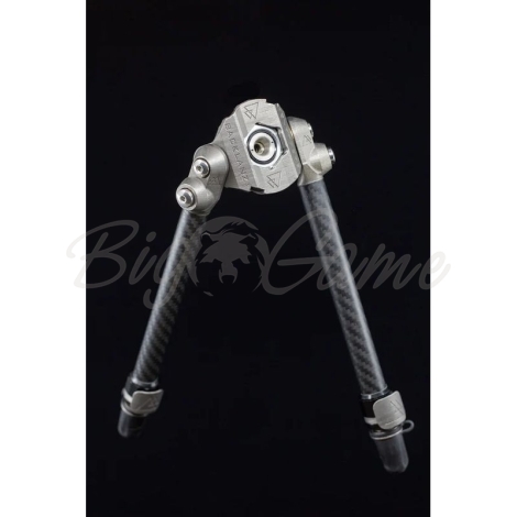 Сошка BACKLANZ Carbon Bipod Notched + Universal Mounting Bracket фото 1