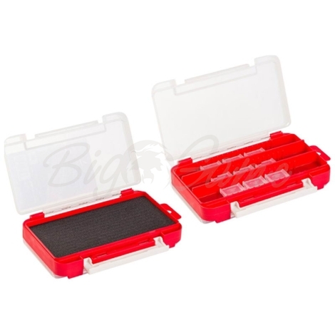 Коробка для приманок двухсторонняя MEIHO Rungun Case W1 цвет красный фото 1