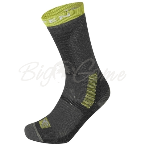 Носки LORPEN T3HME T3 Men Heavy Trekker Eco цвет Charcoal / Lime фото 1