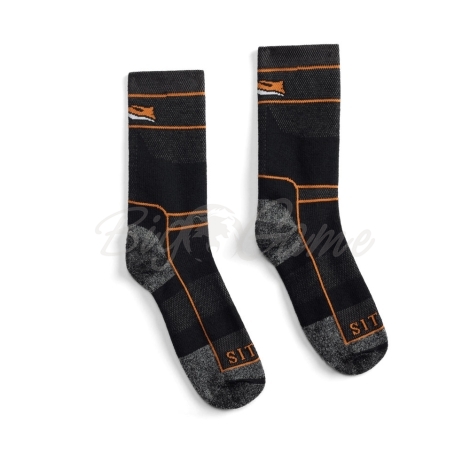 Носки SITKA Hvy Wt Crew Sock цвет Black фото 2