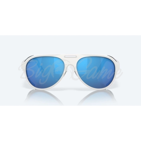 Очки поляризационные COSTA DEL MAR Grand Catalina 580G цв. Hull White цв. ст. Blue Mirror фото 5