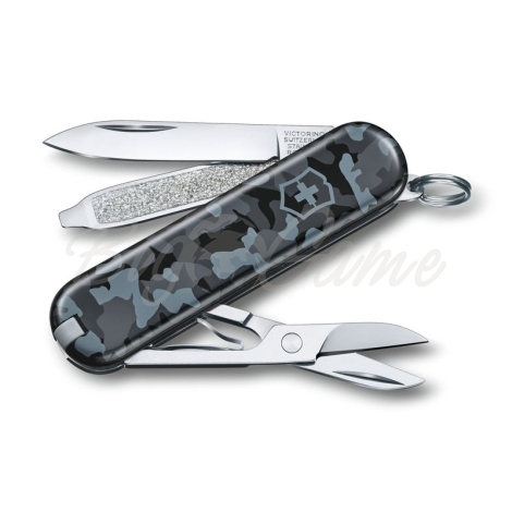 Нож VICTORINOX Classic 58мм 7 функций цв. морской камуфляж фото 1