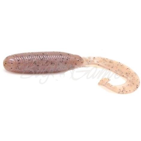 Твистер REINS Fat G-Tail Grub 4" (10 шт.) код цв. 389-Champange Pro blue фото 1