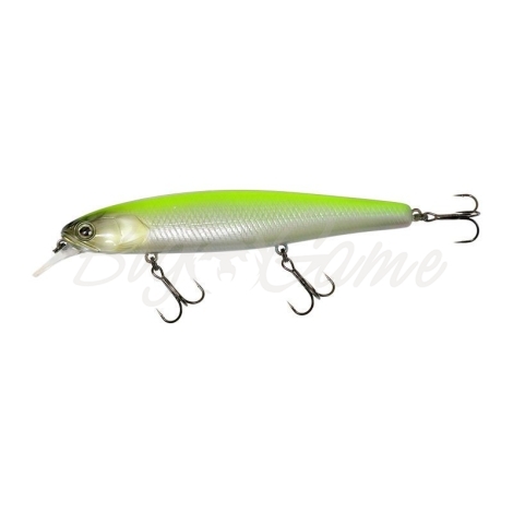 Воблер JACKALL Smash Minnow 110 F цв. pearl chartreuse фото 1