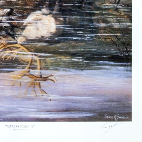 Картина Swanson репродукция Water Edge (олени пара) фото 3