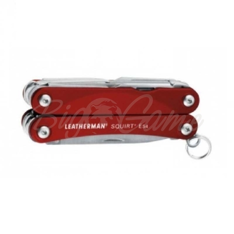 Мультитул LEATHERMAN Squirt-Es4 цв. Красный фото 2