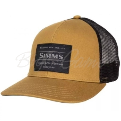 Кепка SIMMS Original Patch Trucker '21 цвет Dark Bronze фото 1