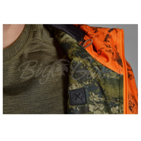 Куртка SEELAND Vantage jacket цвет InVis green / InVis orange blaze фото 8