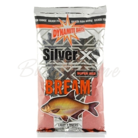 Прикормка DYNAMITE BAITS Silver X лещ красная фото 1