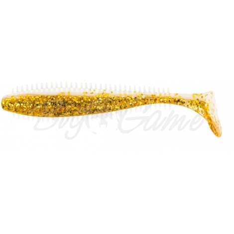 Виброхвост FOX RAGE Spikey Shad 3,5" 9 см цв. Gold Glitter фото 1