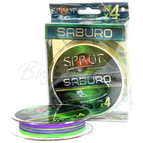 Плетенка SPRUT Saburo Soft Ultimate Braided Line x4 95 м 0,25 мм фото 1