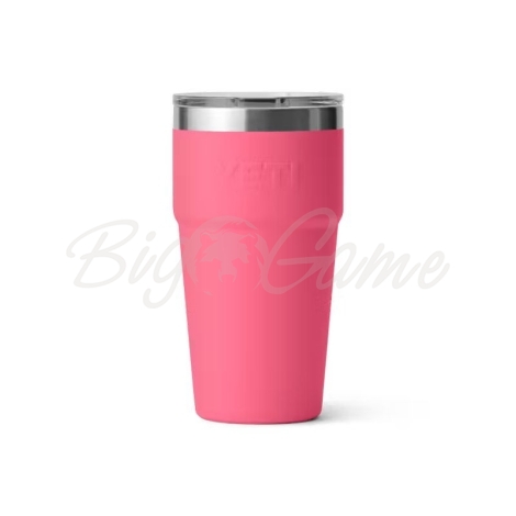 Термостакан YETI Rambler Stackable Cup w/Magslider Lid 591 цвет Tropical Pink фото 3