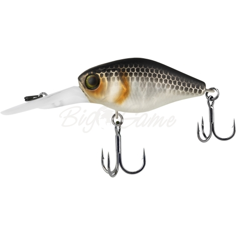 Воблер JACKALL Diving Chubby 41 мм цв. uv mat silver & black фото 1