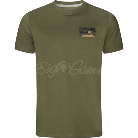 Футболка HARKILA Core T-Shirt цвет Dark Olive фото 1