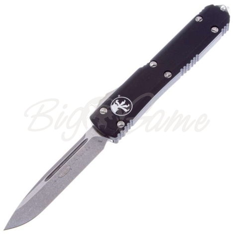 Нож автоматический MICROTECH Ultratech S/E сталь M390 рукоять черный алюминий фото 1