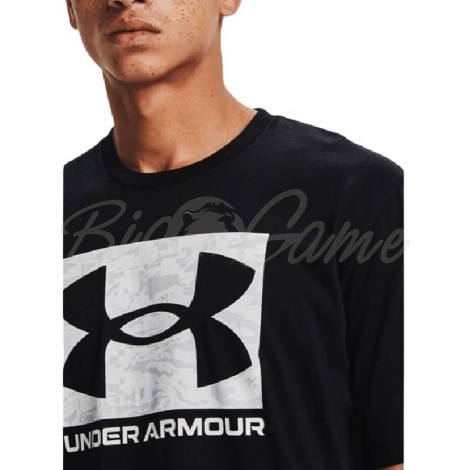 Футболка UNDER ARMOUR ABC Camo Boxed Logo Ss цвет черный фото 2