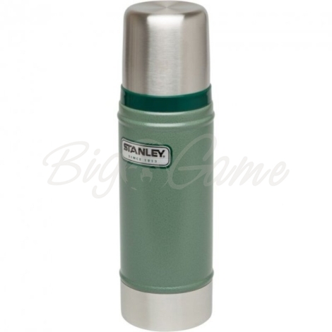 Термос STANLEY Classic Vacuum Bottle 0,75 л цвет тёмно-зелёный фото 3