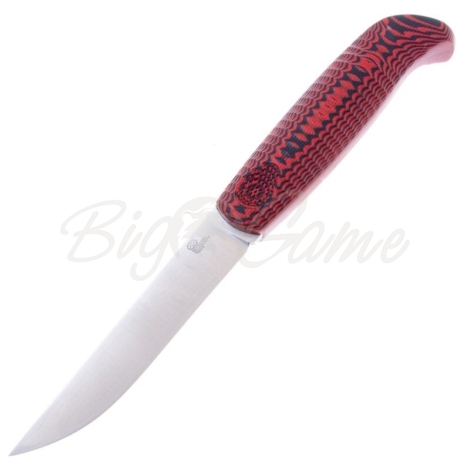 Нож OWL KNIFE North сталь N690 рукоять G10 черно-красн фото 5