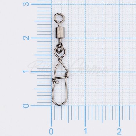 Вертлюг с карабином NORSTREAM Rolling swivel Germany snap (10 шт.) № 6 фото 2