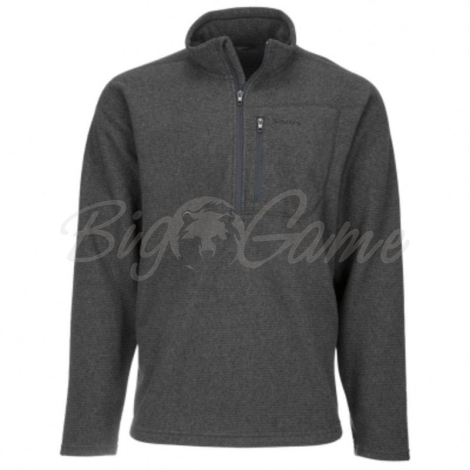 Пуловер SIMMS Rivershed Sweater Quarter Zip '20 цвет Carbon фото 1