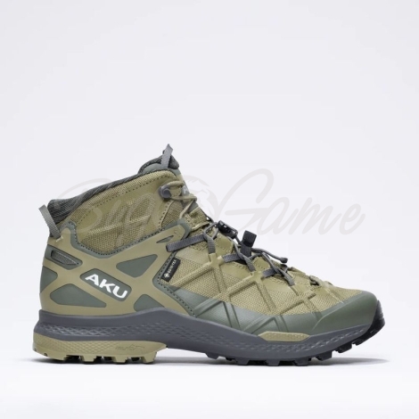 Кроссовки треккинговые AKU Rocket Mid GTX цвет Olive / Anthracite фото 5