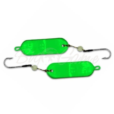 Блесна колеблющаяся BEST FISHING Buler Neon 10 г цв. зелёный флуоресцентный фото 1