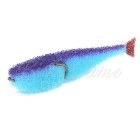 Поролоновая рыбка LEX Classic Fish CD 9 BLPB (синее тело / фиолетовая спина / красный хвост) фото 1