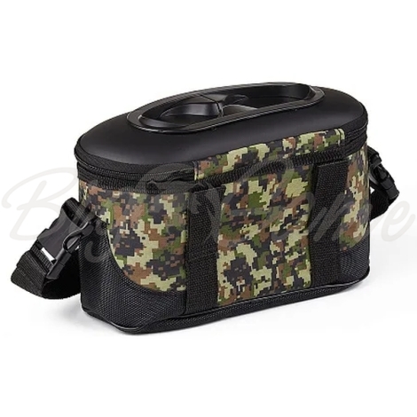 Сумка для рыбы HIGASHI Live bait box 4,5 л цвет Green Digital Camo фото 2