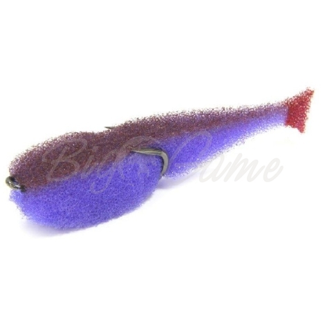 Поролоновая рыбка LEX Classic Fish CD 12 LBRB (сиреневое тело / коричневая спина / красный хвост) фото 1