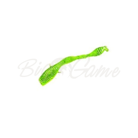 Червь MICROKILLER Ленточник 5,6 см цв. болотный зеленый (10 шт.) фото 1