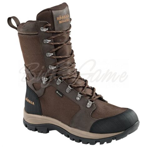 Ботинки треккинговые HARKILA Woodsman XL Insulated GTX SMU цвет Dark Brown фото 5