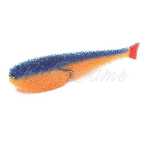 Поролоновая рыбка LEX Classic Fish CD 8 OBLB (оранжевое тело / синяя спина / красный хвост) фото 1